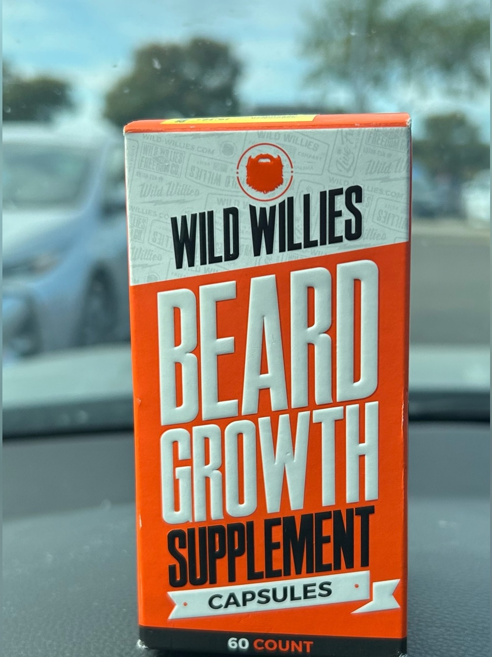 Wild Willies BEARD GROWS SUPPLEMENT 60 Capsules FULLER THICKER FASTER Biositol